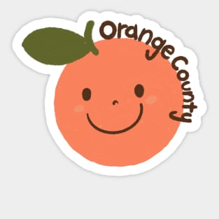 Happy Orange County California Sticker